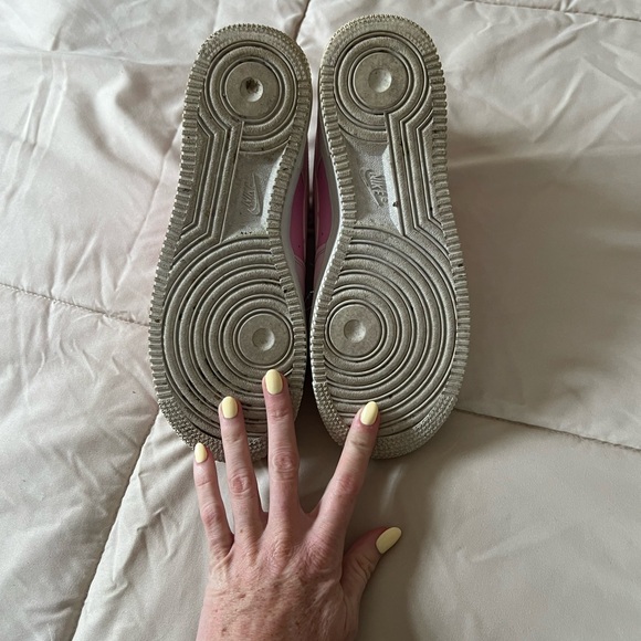 Nike pink Air Force Ones, size 6 - Picture 5 of 6